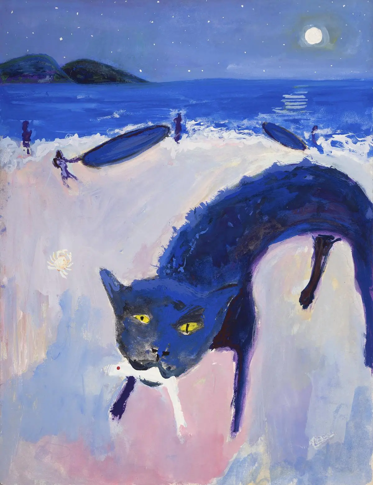 The Weather Forecast, 2024, gouache on paper.