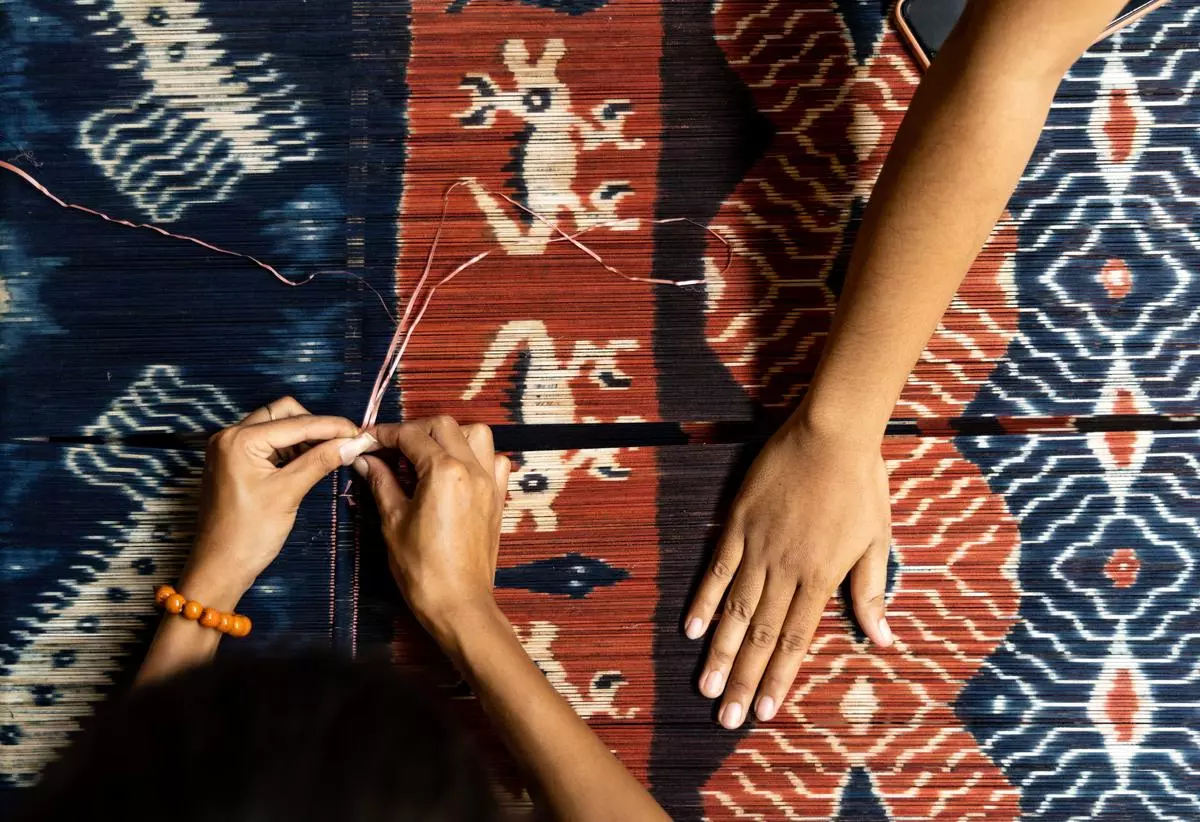 The vibrant colours and rich designs make Sumbanese fabrics much sought after globally.