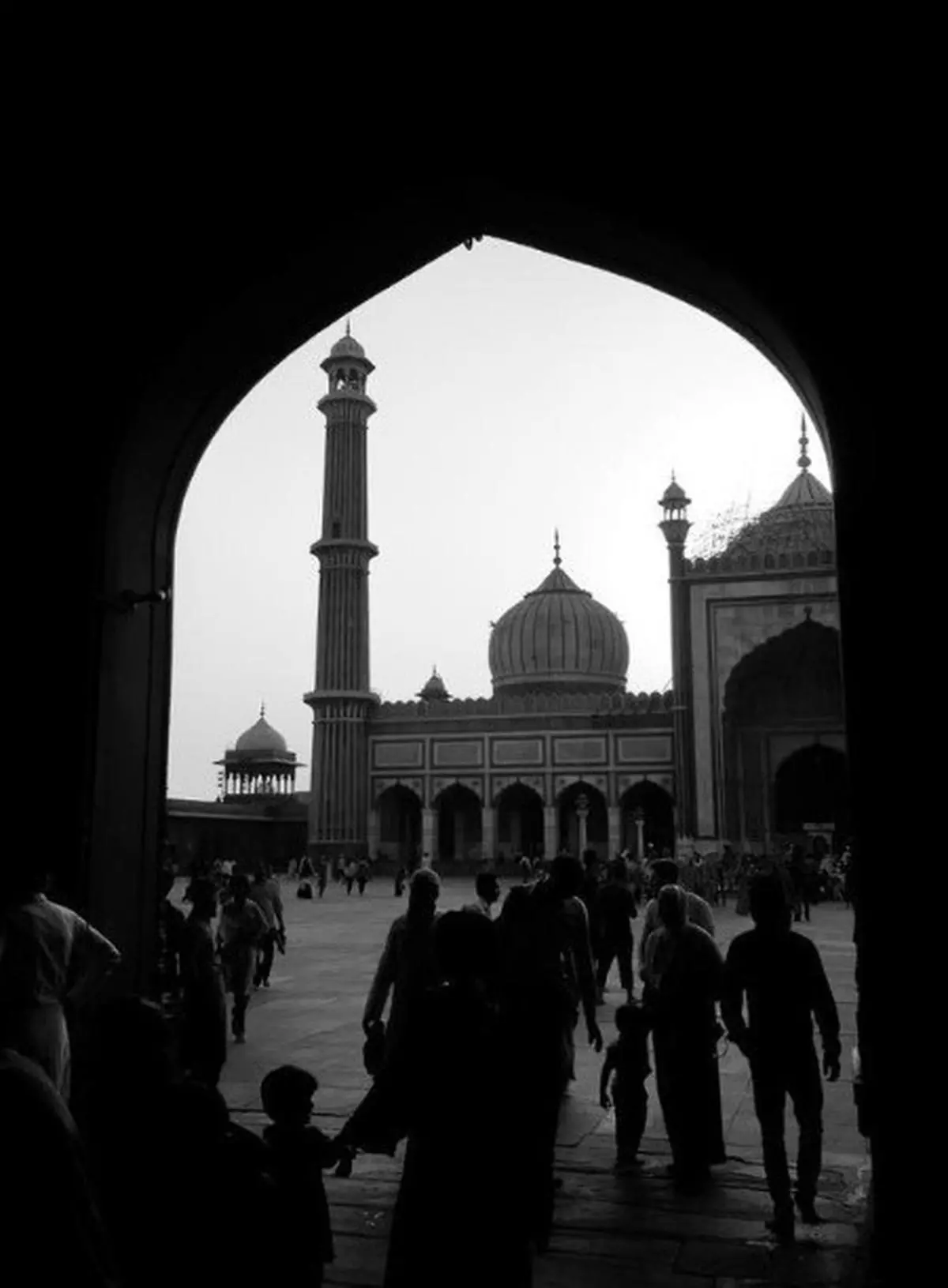 The main gate of the Jama Masjid in Delhi.