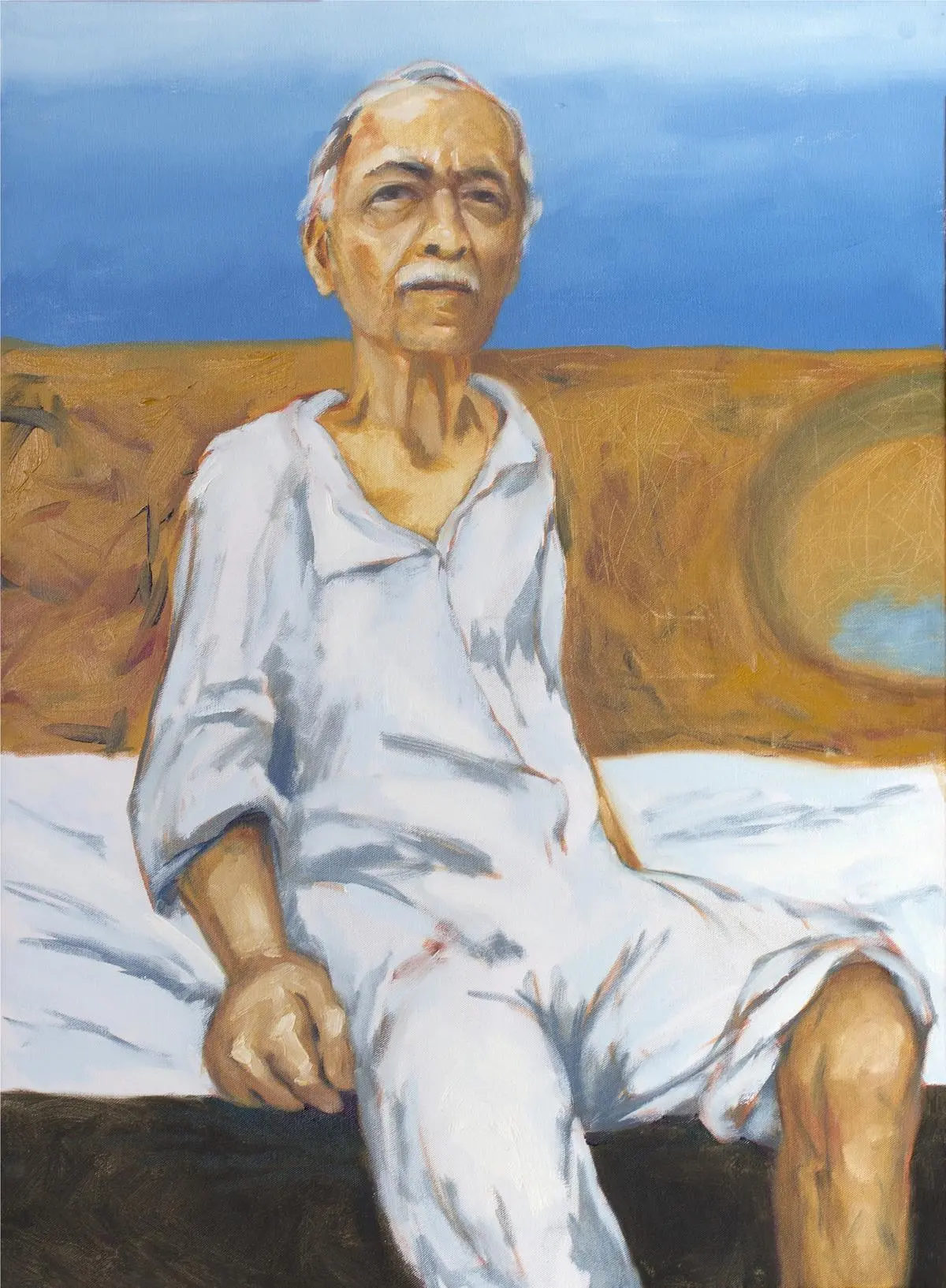 Gieve by Sudhir Patwardhan, oil on canvas, 2023. Gieve by Sudhir Patwardhan, oil on canvas, 2023.