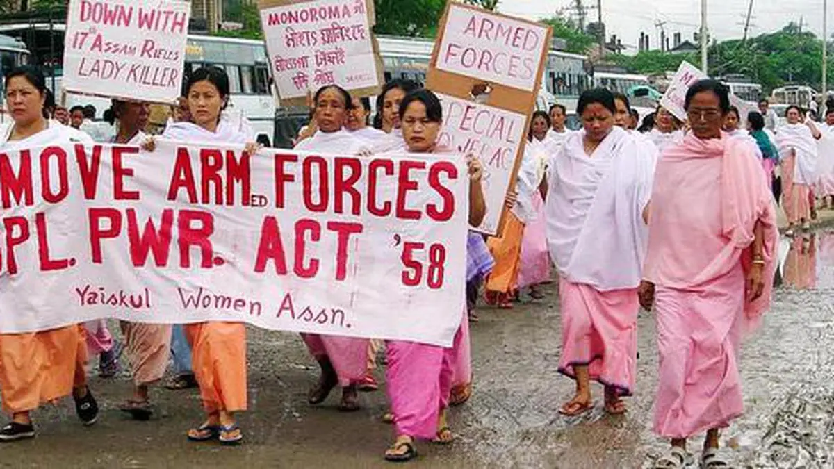 Disturbing Act The Afspas History In The North Eastern Region Frontline