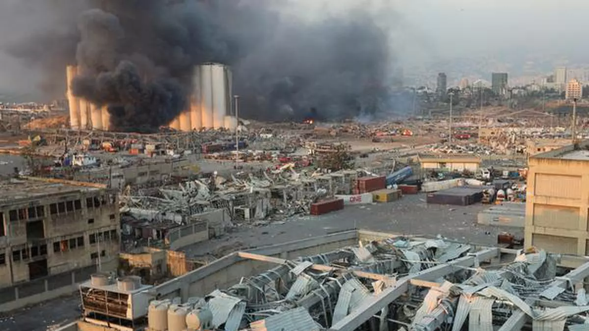 Beirut in ruins